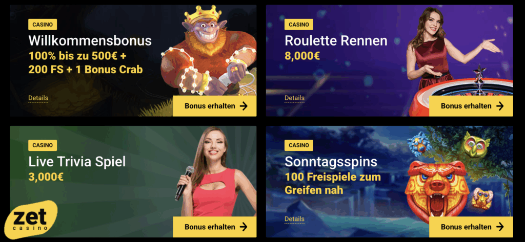 bonus zet casino